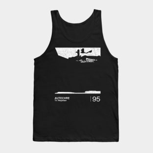 Autechre / Minimalist Graphic Artwork Design Tank Top